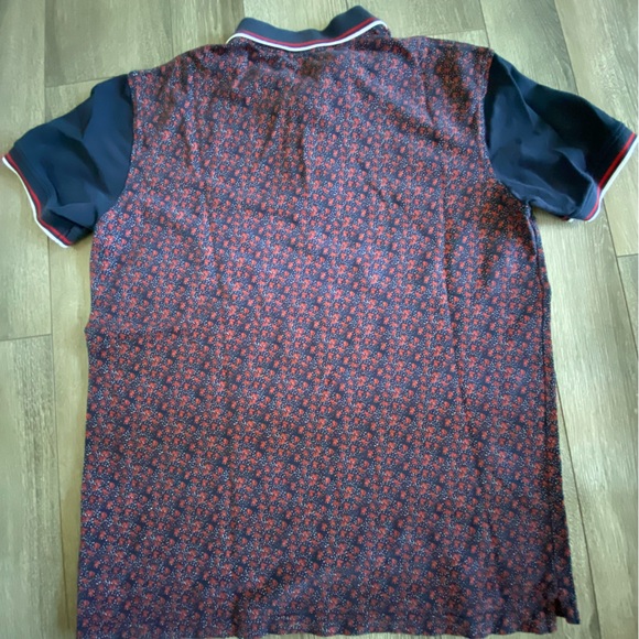 Carolina Herrera Navy and Red Polo Shirt - Picture 2 of 6